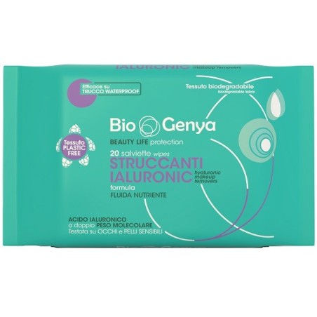 Biogenya struccante salviettina ialuronico 20 pezzi