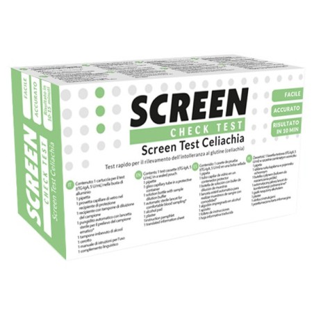 Screen test rapido screen test celiachia per rilevazione intolleranza glutine 1 pezzo