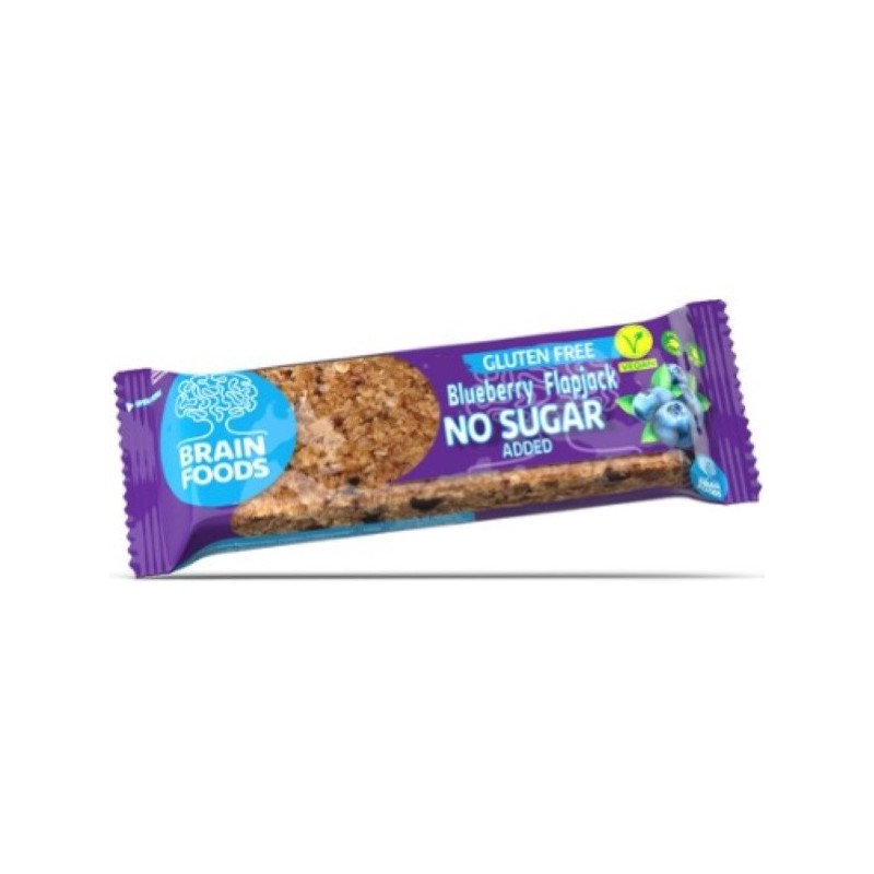 Brain foods barretta mirtilli senza glutine 70 g Brain foods barretta mirtilli senza glutine 70 g