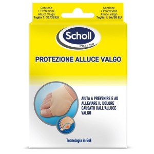 Protezione alluce valgo scholl s