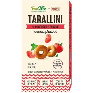 Foralle tarallini pomodoro e origano 6 bustine x 30 g