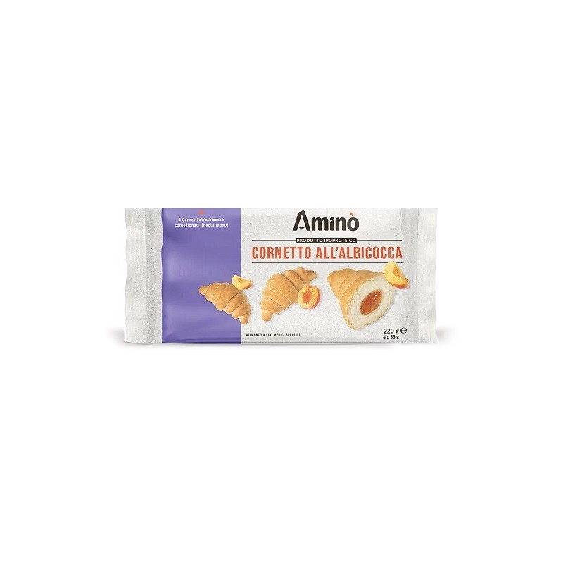 Amino' cornetto albicocca 4 pezzi da 55 g