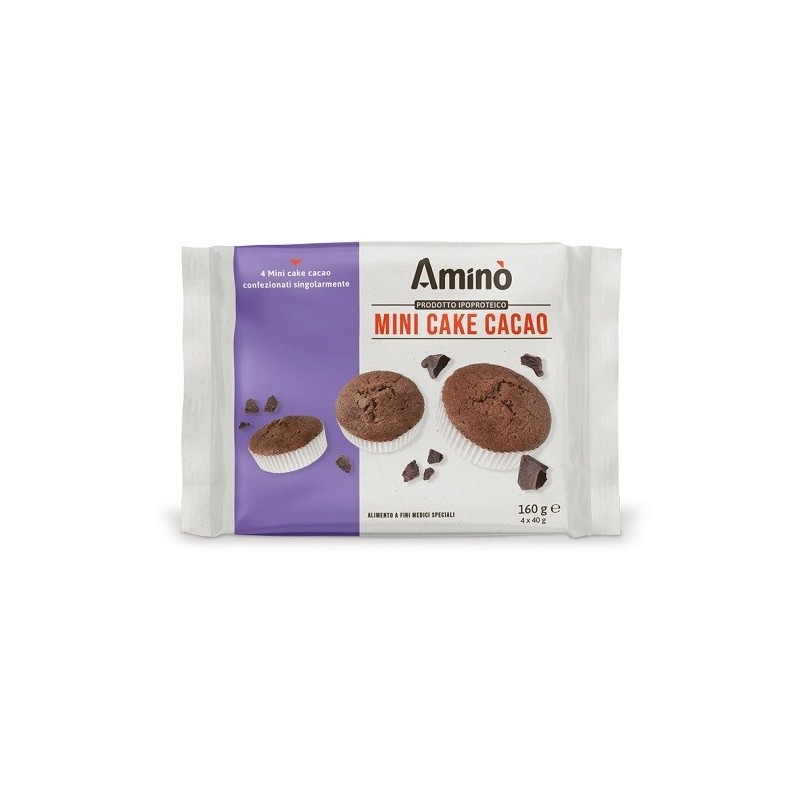 Amino' mini cake cacao 4 pezzi da 40 g