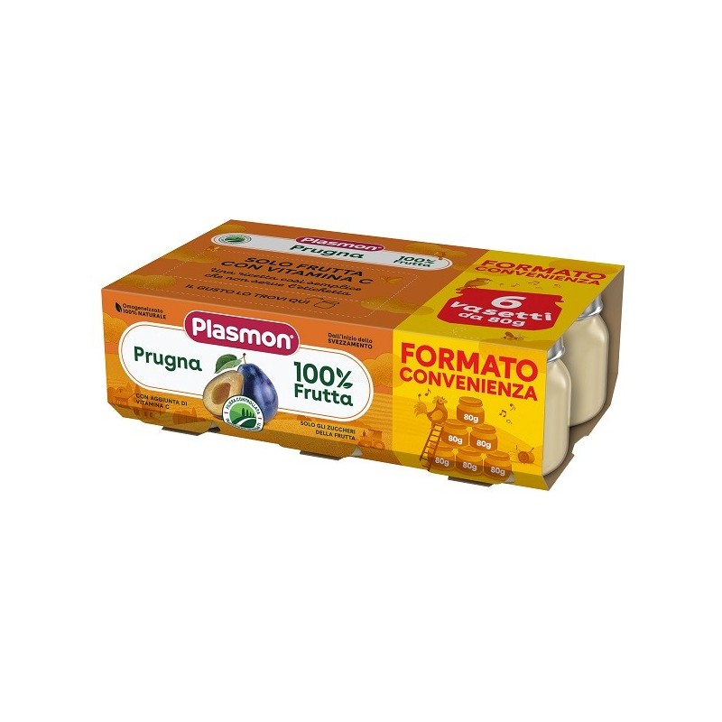Plasmon omogeneizzato prugna 6x80 g