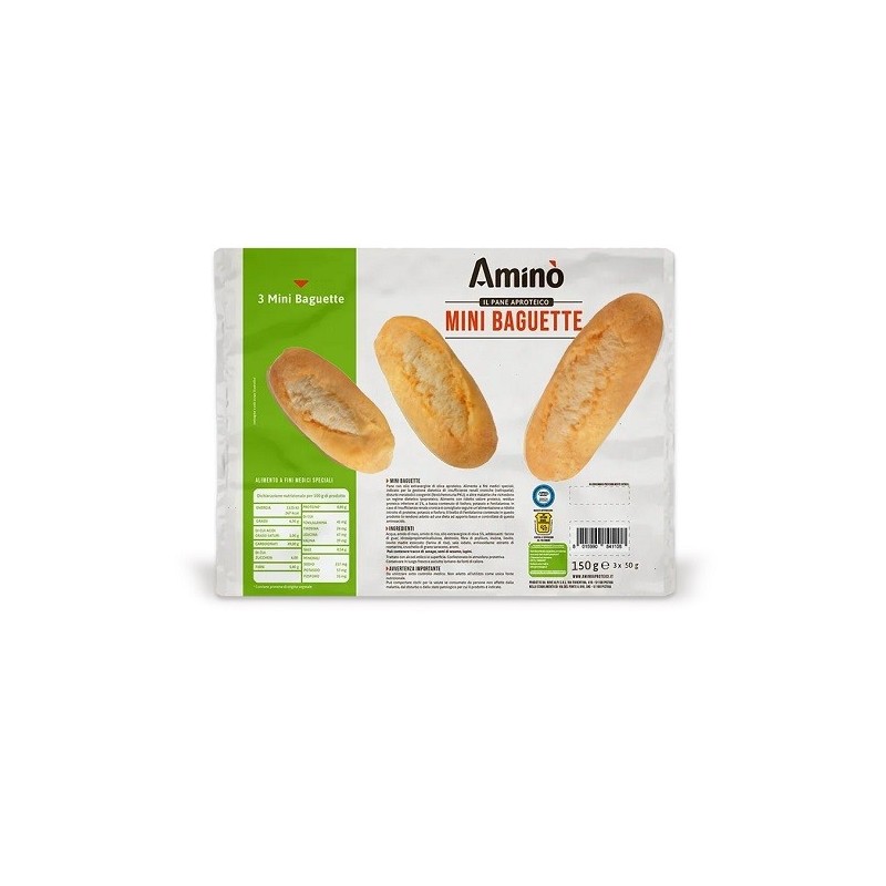 Amino' mini baguette 3 pezzi da 50 g