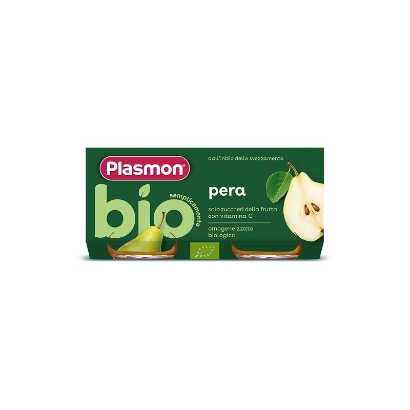 Plasmon omogeneizzato bio pera 2 vasetti x 80 g