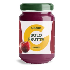 Giusto solo frutta confettura ciliegie 220 g