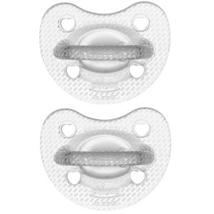 Chicco gommotto silicone crystal 2-6 mesi 2 pezzi