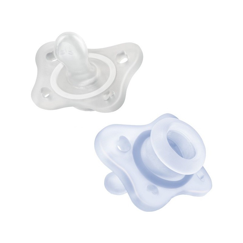 Chicco gommotto mini azzurro 0-2m 2 pezzi