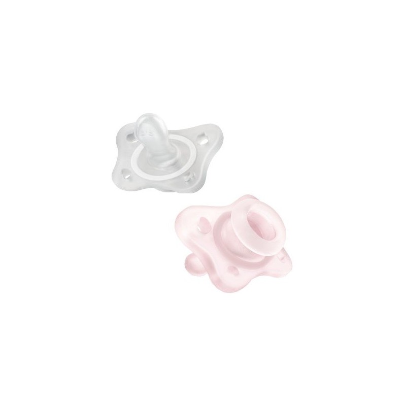 Chicco gommotto mini rosa 0-2m 2 pezzi
