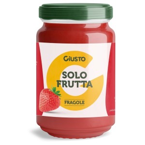Giusto solo frutta confettura fragole 220 g