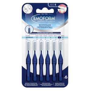 Emoform scovolino iso 5 blu 6 pezzi