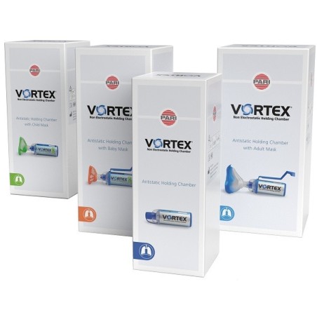 Camera distanziatrice con maschera pediatrica vortex Camera distanziatrice con maschera pediatrica vortex