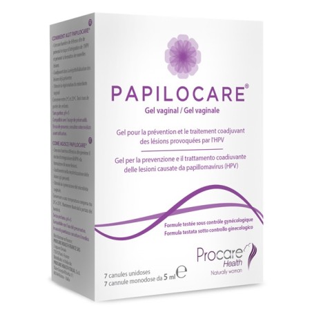 Papilocare gel vaginale 7 cannule monodose x 5 ml Papilocare gel vaginale 7 cannule monodose x 5 ml