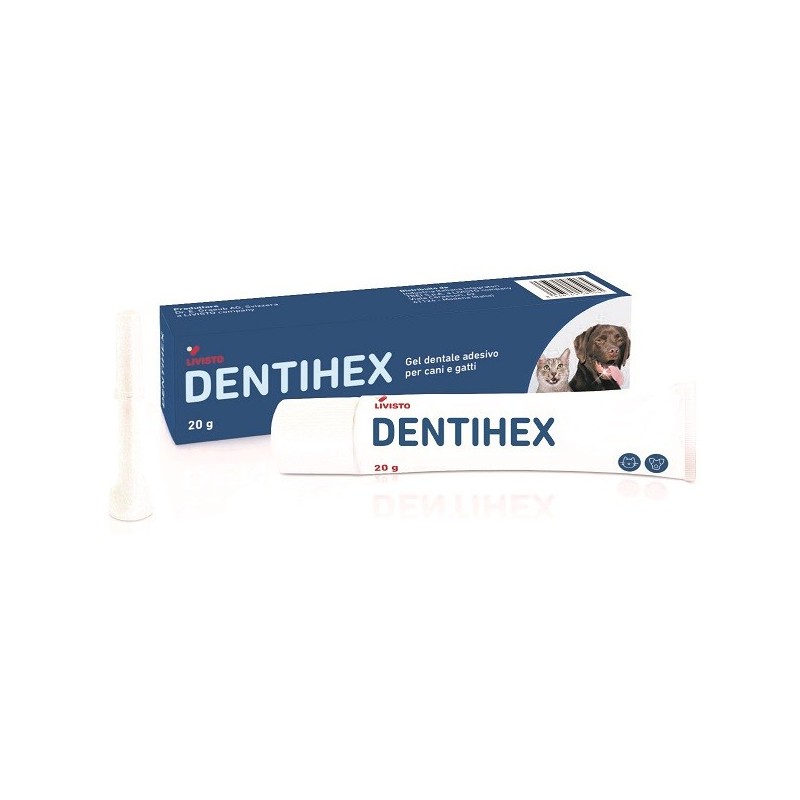 Dentihex gel dentale adesivo per cani e gatti 20 g Dentihex gel dentale adesivo per cani e gatti 20 g