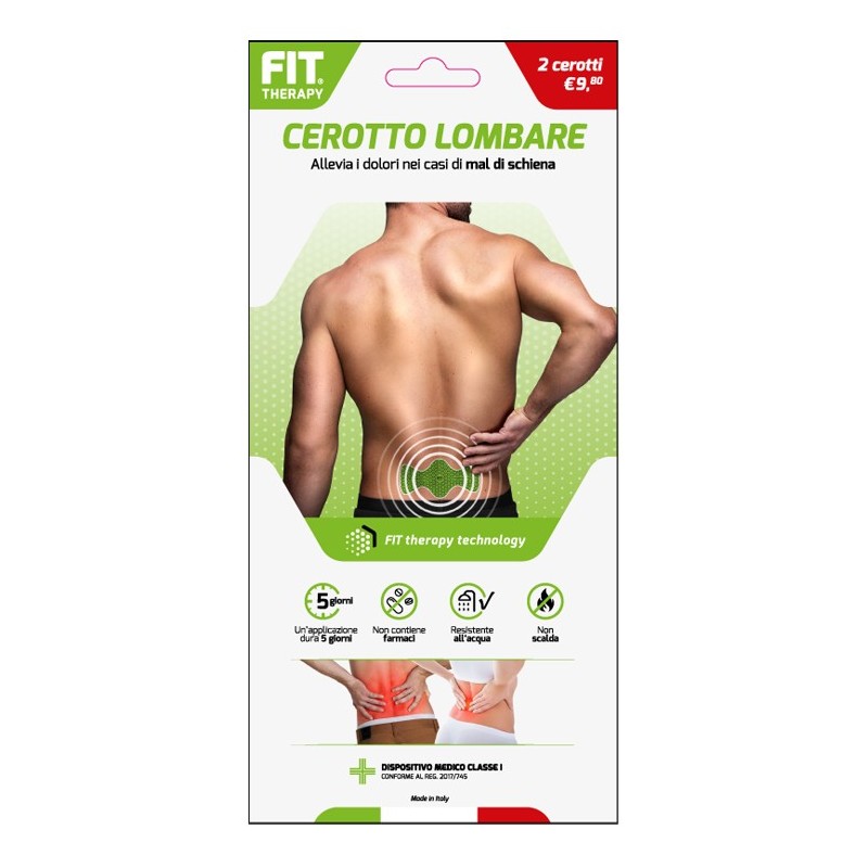 Fit therapy cerotto lombare 2 pezzi