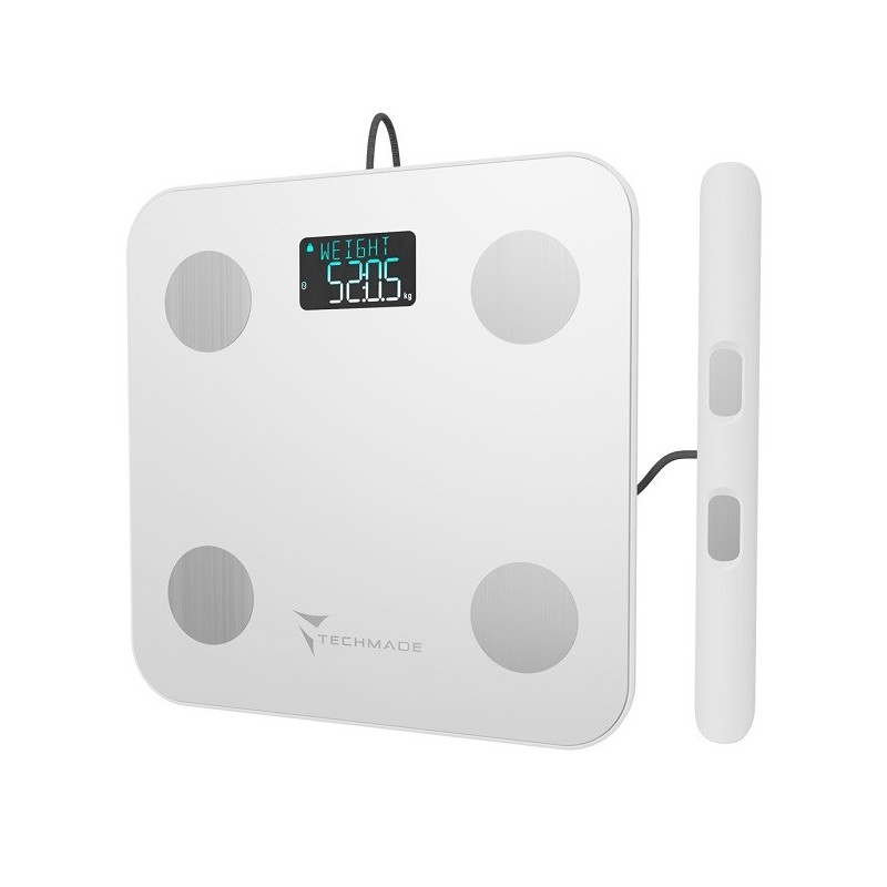 Techmade bilancia body fat con elettrodi tm-scale2 Techmade bilancia body fat con elettrodi tm-scale2