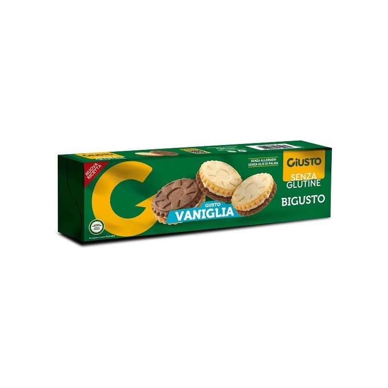 Giusto senza glutine bigusto vaniglia 120 g