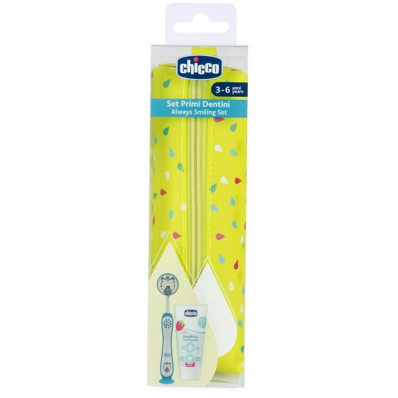 Chicco set dentale 3-6 years azzurro