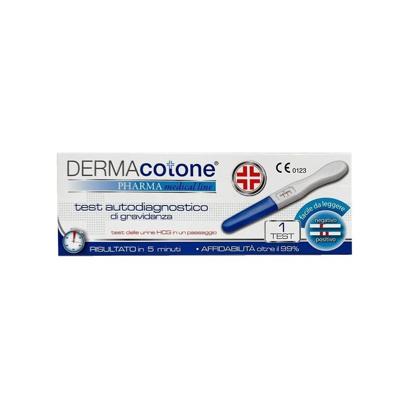 Test autodiagnostico di gravidanza dermacotone 1 pezzo
