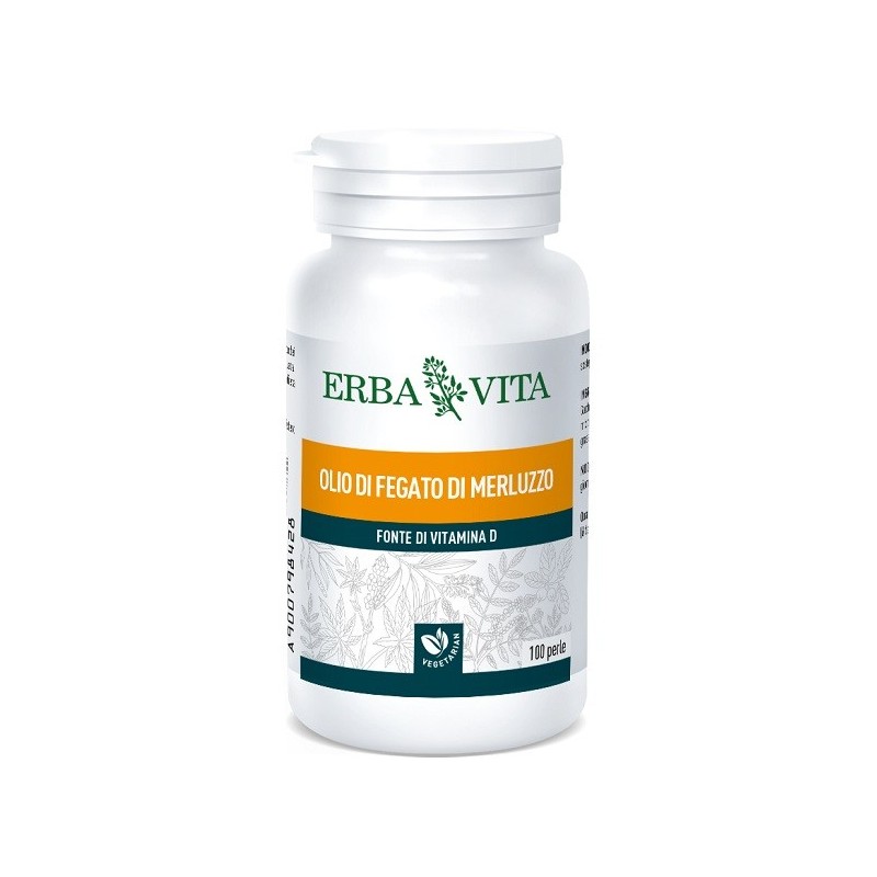 Olio fegato merluzzo 100 perle 453 mg