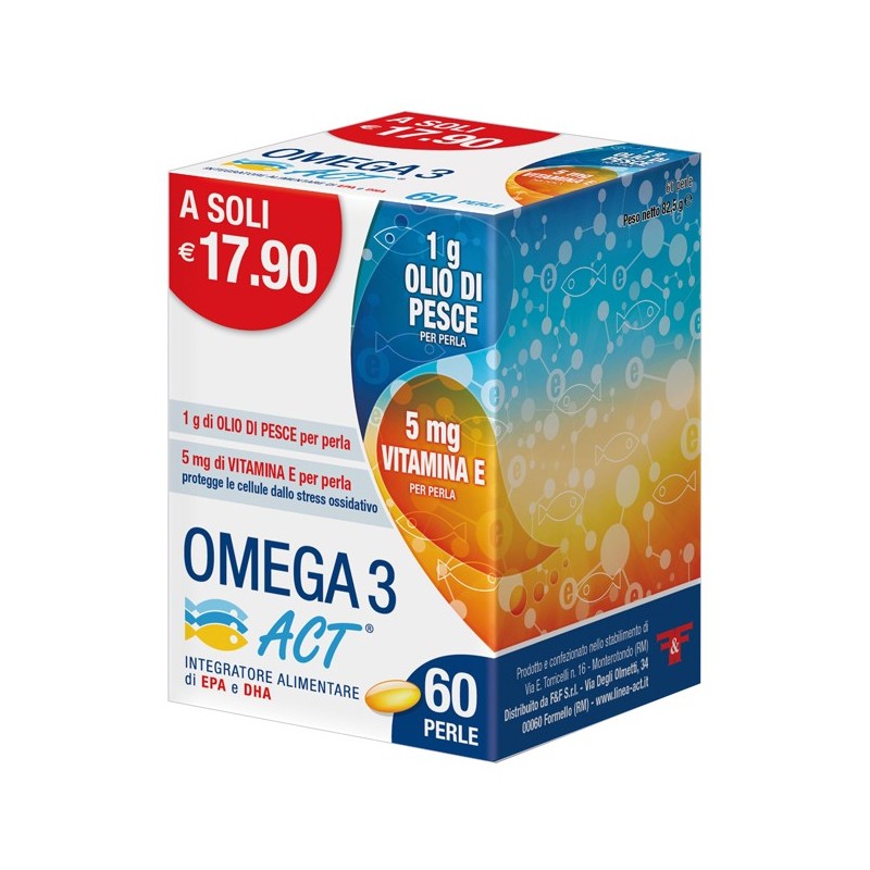 Omega 3 act 1g 60 perle Omega 3 act 1g 60 perle