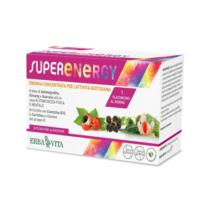 Super energy 10 flaconcini da 12 ml