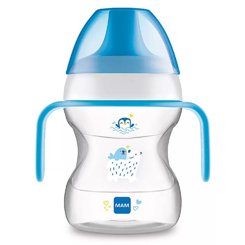 Mam learn to drink cup 190 ml 6+ beccuccio rigido maschio Mam learn to drink cup 190 ml 6+ beccuccio rigido maschio