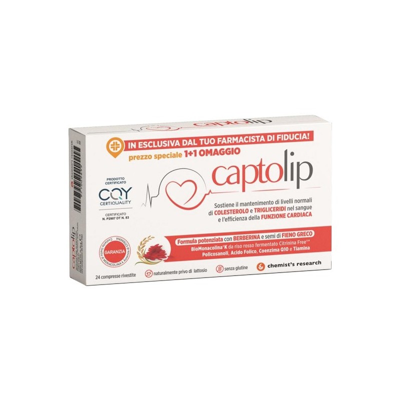 Captolip new formula 24 compresse rivestite estite