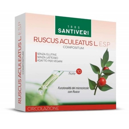 Ruscus aculeatus esp 10 fiale da 10 ml