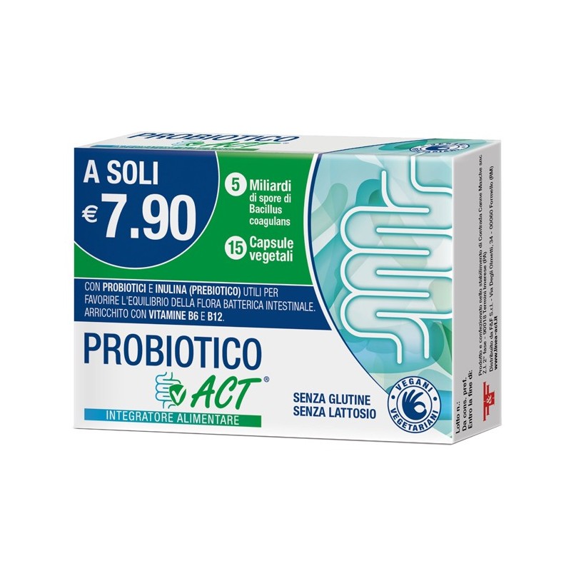 Probiotico act 15 capsule vegetali