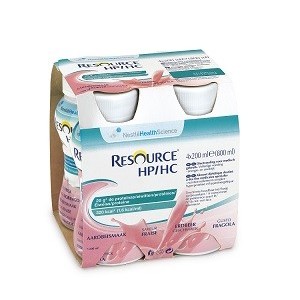 Resource hp/hc fragola 4 bottiglie 200 ml