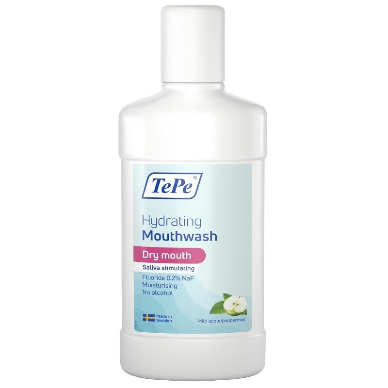 Tepe hydrating collutorio stimolatore saliva mela/menta piperita 500 ml