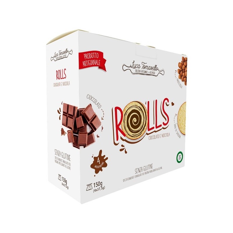 Rolls merendina cioccolato nocciola 150 g Rolls merendina cioccolato nocciola 150 g