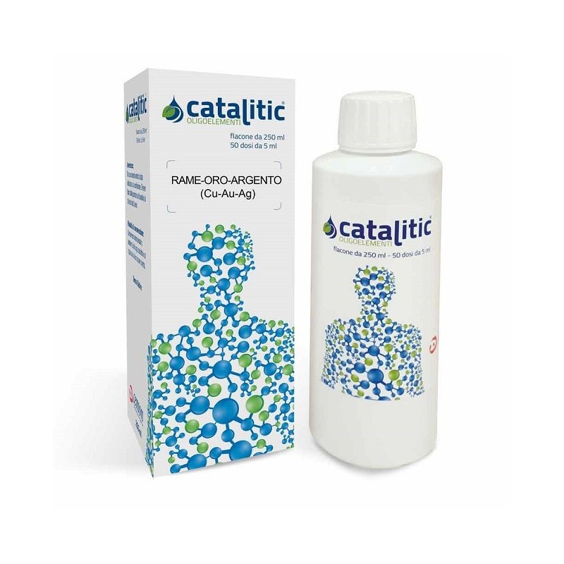 Catalitic rame oro argento cu-au-ag oligoelementi 250 ml