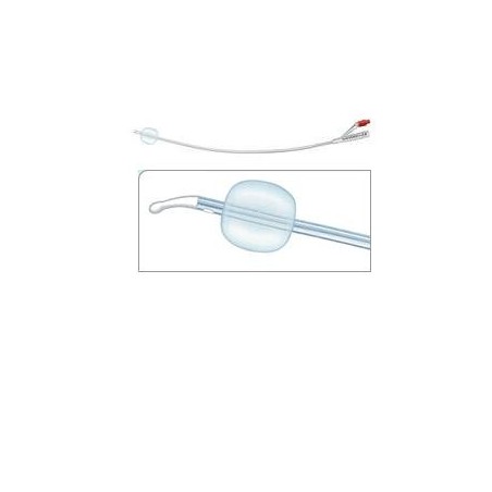 Catetere foley in silicone per adulti brillant plus 2 vie senza scanalature ch12 lunghezza 41 cm palloncino 10 ml puntacilindric