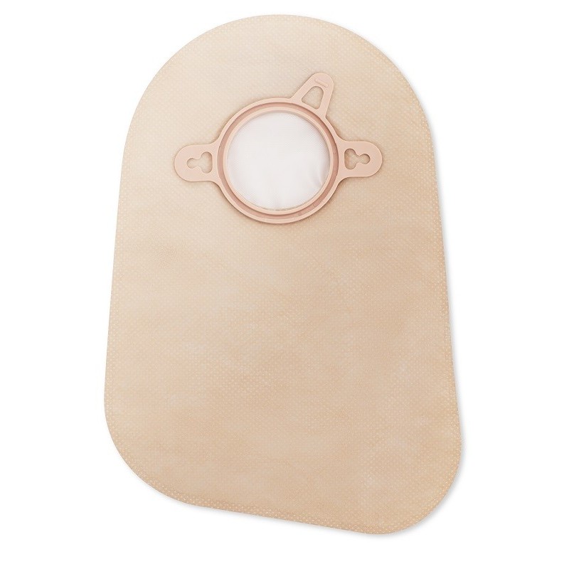 Sacca chiusa per colostomia hollister conform 2 stoma 55mm con flangia e rivestimento in tessuto non tessuto 30 pezzi +30 coprif