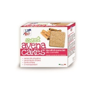 Fsc sweet avena cakes biscotti di avena alla cannella bio senza lievito di birra senza latte con olio di girasole senz aolio di 