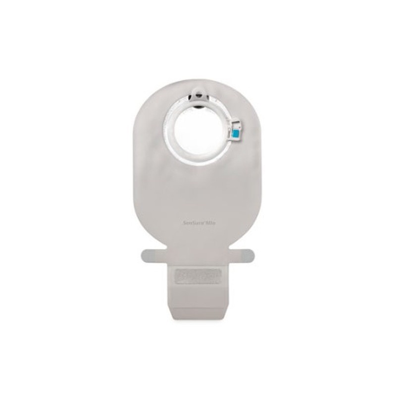 Sacca per ileostomia sensura mio 430 click aperta con apertura ispezionabile hide-away sistema a 2 pezzi midi flangia 40mm 30 pe