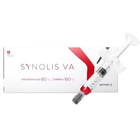 Synolis v-a soluzione iniettabile viscoelastica isotonica insiringa preriempita di sodio ialuronato 80mg e sorbitolo 160mg capac
