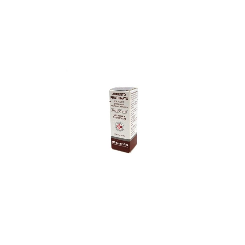 Argento proteinato (marco viti) ad gocce orl 10 ml 2%