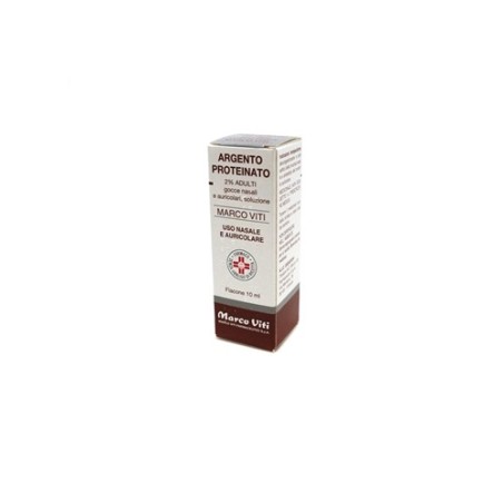 Argento proteinato (marco viti) ad gocce orl 10 ml 2%