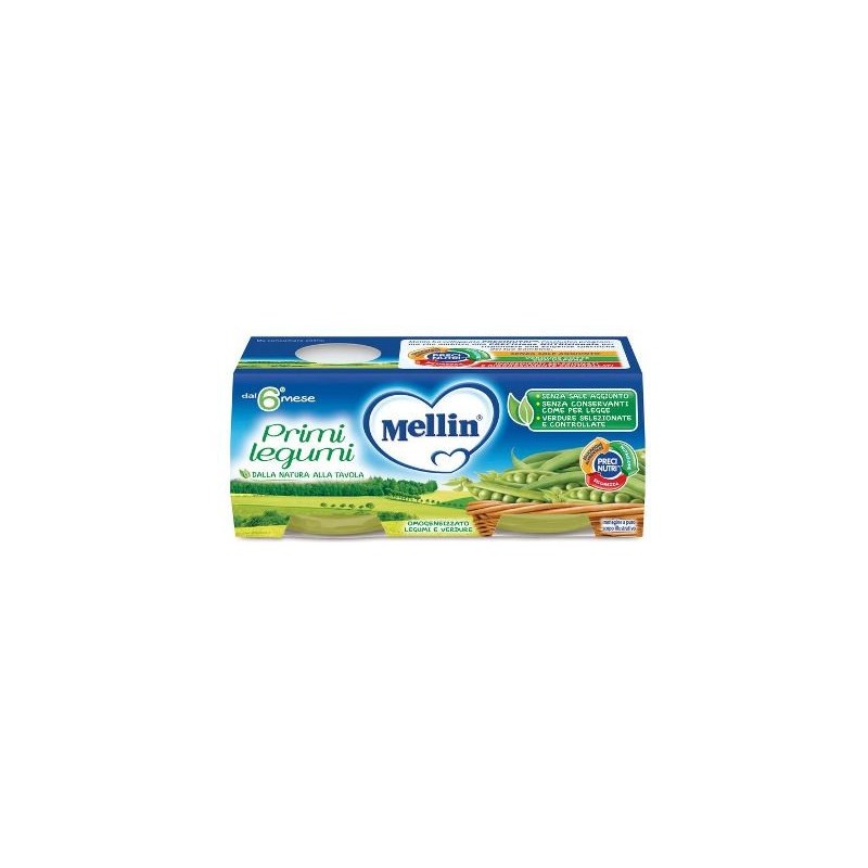 Mellin omogeneizzato primi legumi 2 x 80 g