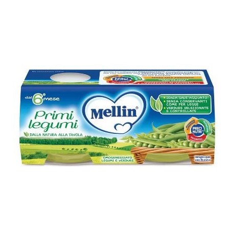 Mellin omogeneizzato primi legumi 2 x 80 g