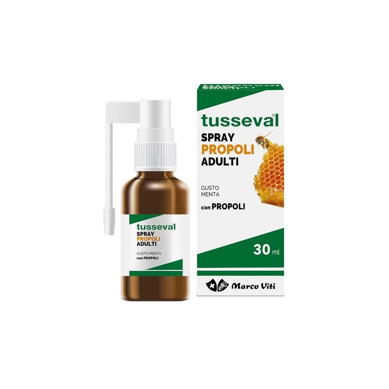 Tusseval gola propoli spray per adulti 30 ml Tusseval gola propoli spray per adulti 30 ml