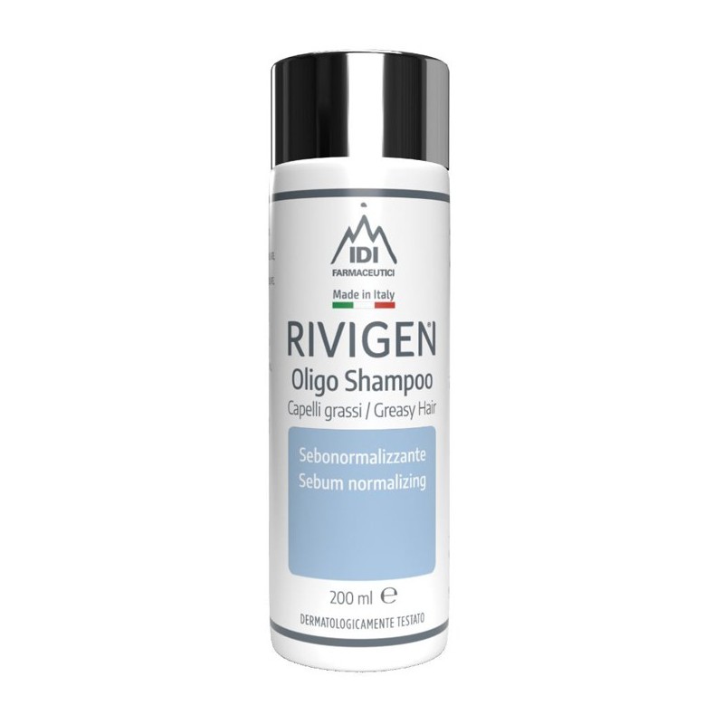 Rivigen oligo shampoo capelli grassi 200 ml