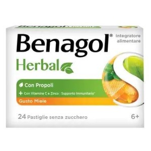 Benagol herbal miele 24past