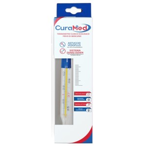 Termometro clinico ovale al gallio con agitatore curaterm
