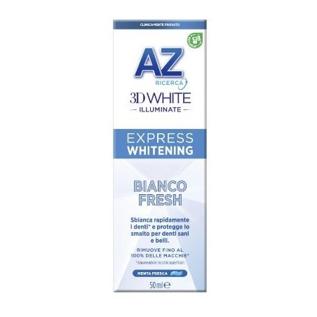 Az 3d white dentifricio illuminante bianco splendente 50 ml