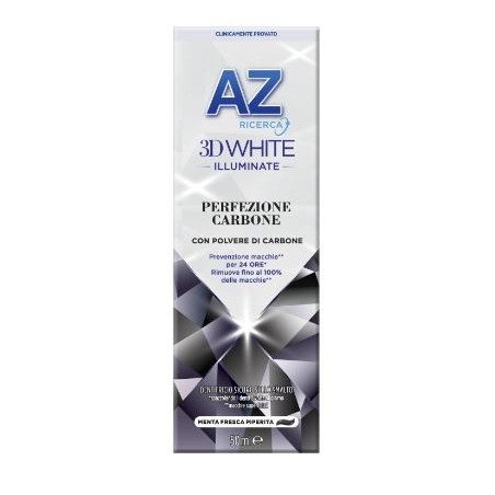 Az 3d white dentifricio illuminante carbone 50 ml